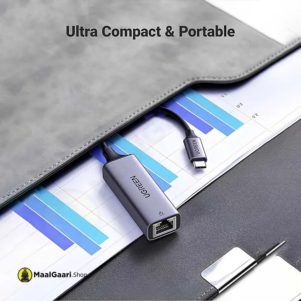 Smart And Protable Ugreen Usb C To Ehternet Adapter 50737 - MaalGaari.Shop