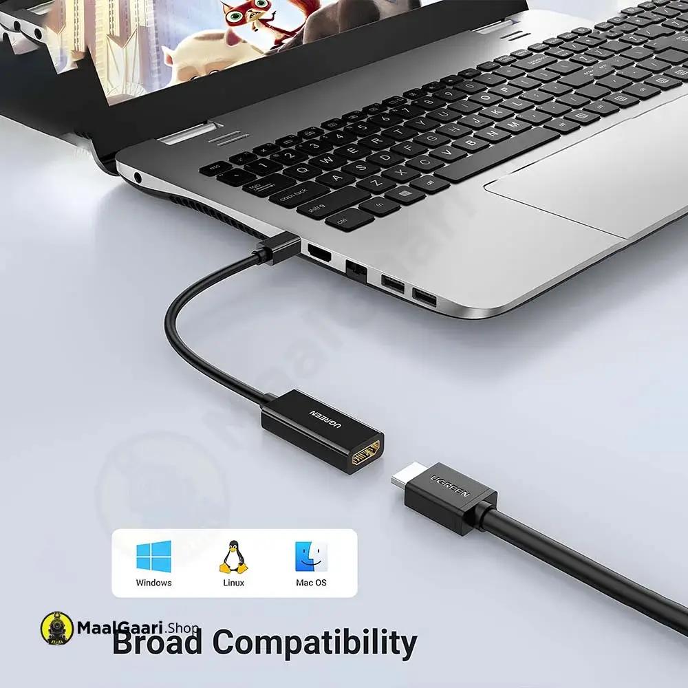 Stable Wired Connection Ugreen Mini Dp To Hdmi Converter4K 40360 - Maalgaari.shop