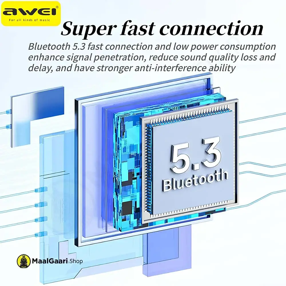 Super Fast Connection Awei T68 Enc Buds - Maalgaari.shop