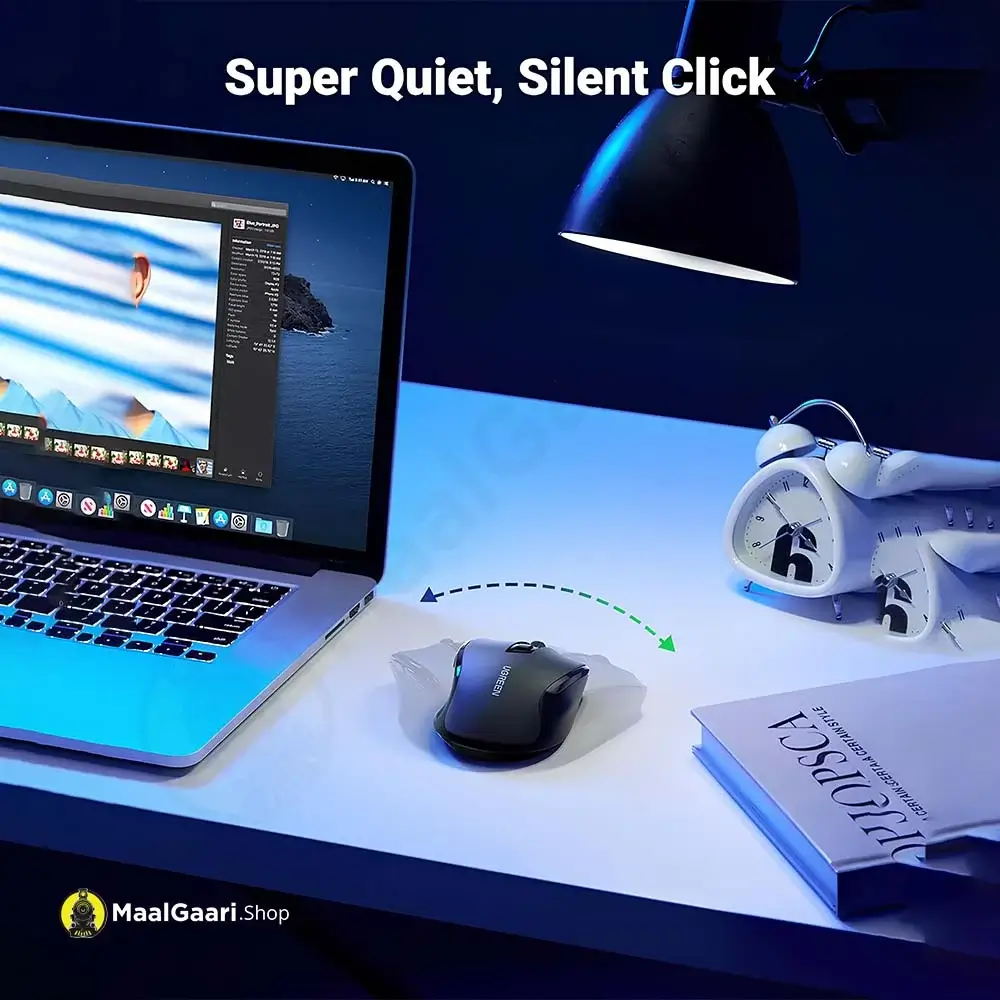 Super Quiet Silent Click Ugreen Wireless Mouse 15063 - Maalgaari.shop