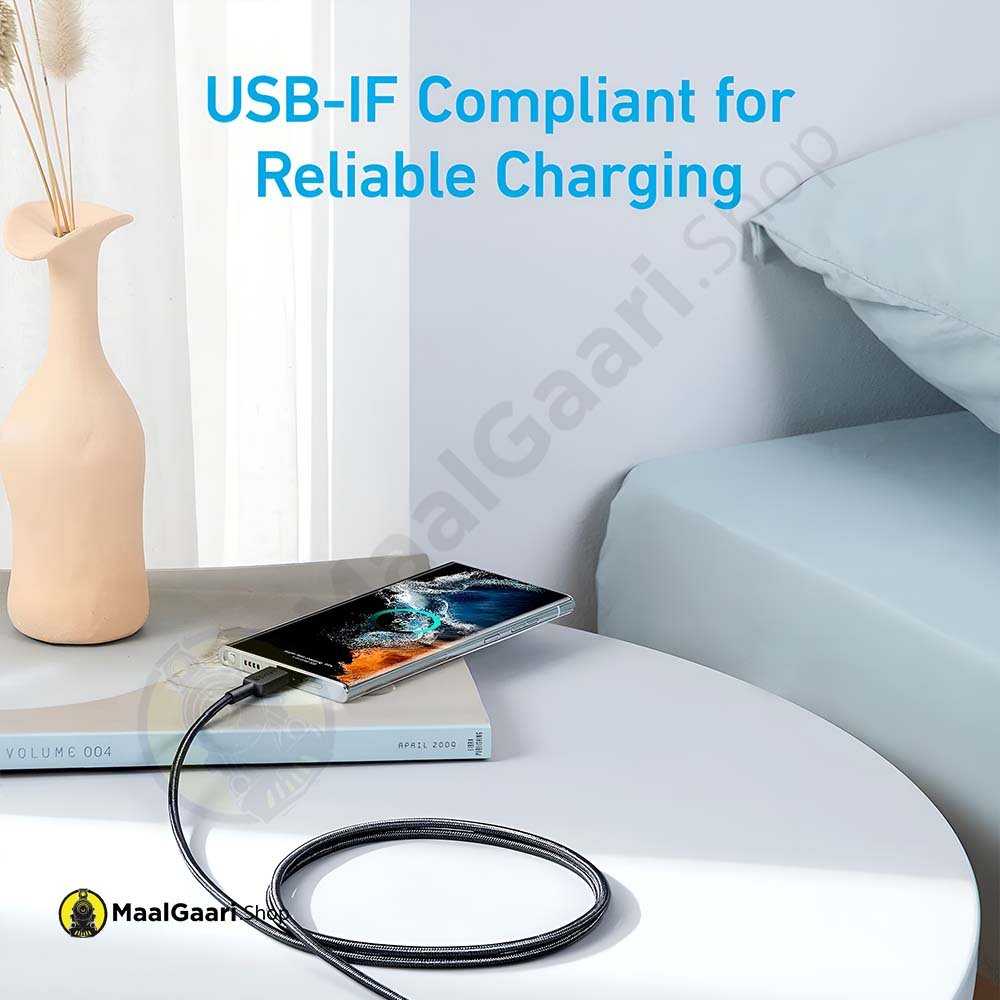 Usb If Complaint For Reliable Charging Anker 322 Type C To Type C 60 Watts Charging Cable - MaalGaari.Shop