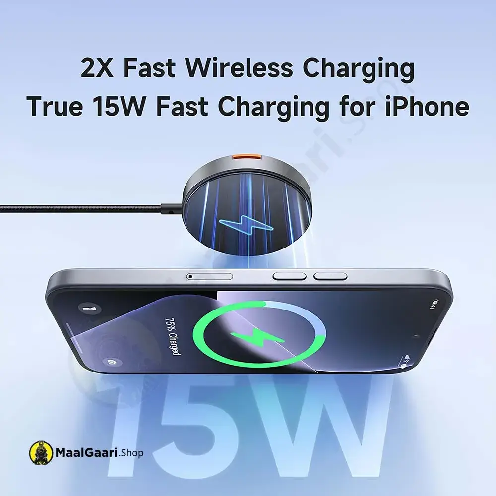 2x Fast Charging Mcdodo Ch 5500 15w Magnetic Wireless Charger With Foldable Stand Black - MaalGaari.Shop