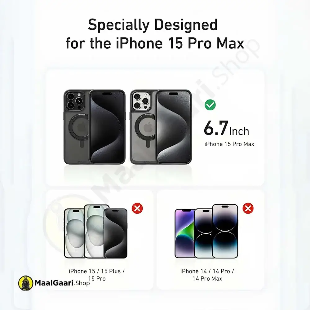 Specially Designed For Iphone 15 Pro Max Anker Iphone 15 15 Pro And 15 Plus Cover - MaalGaari.Shop