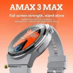 1.52 Inches Big Display Screen Amax3 Max Smart Watch Round Dial - MaalGaari.Shop