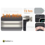 2023 HW8 Ultra Max Smart Watch Series 8 49mm Case with 2 lock NFC Big Screen 1 - MaalGaari.Shop