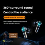 360 degree surround sound Damix M29 TWS wireless Bluetooth earbuds mic sports gaming waterproof charging case iPhone Android - MaalGaari.Shop