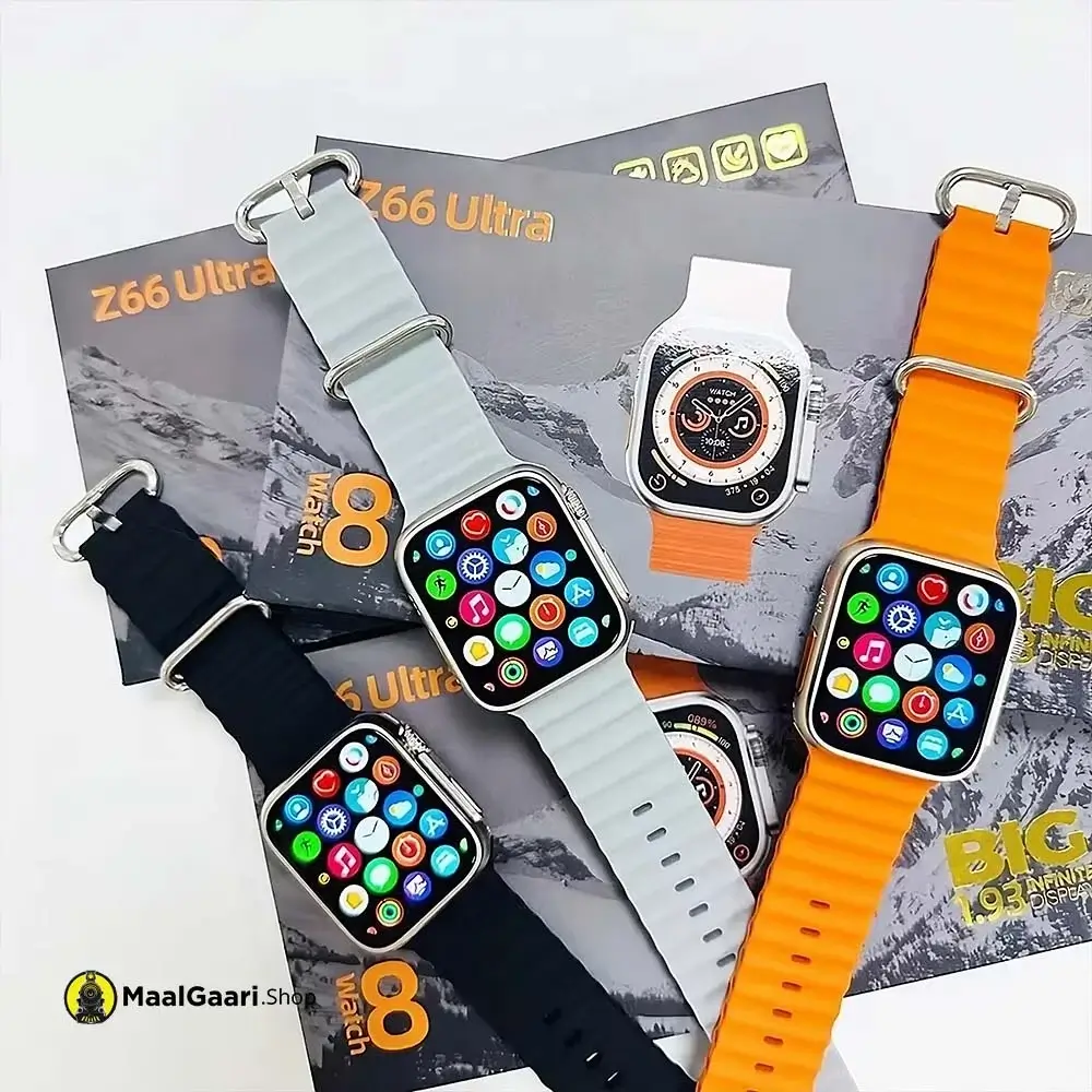Beautiful Colors Z66 Ultra Smart Watch - MaalGaari.Shop