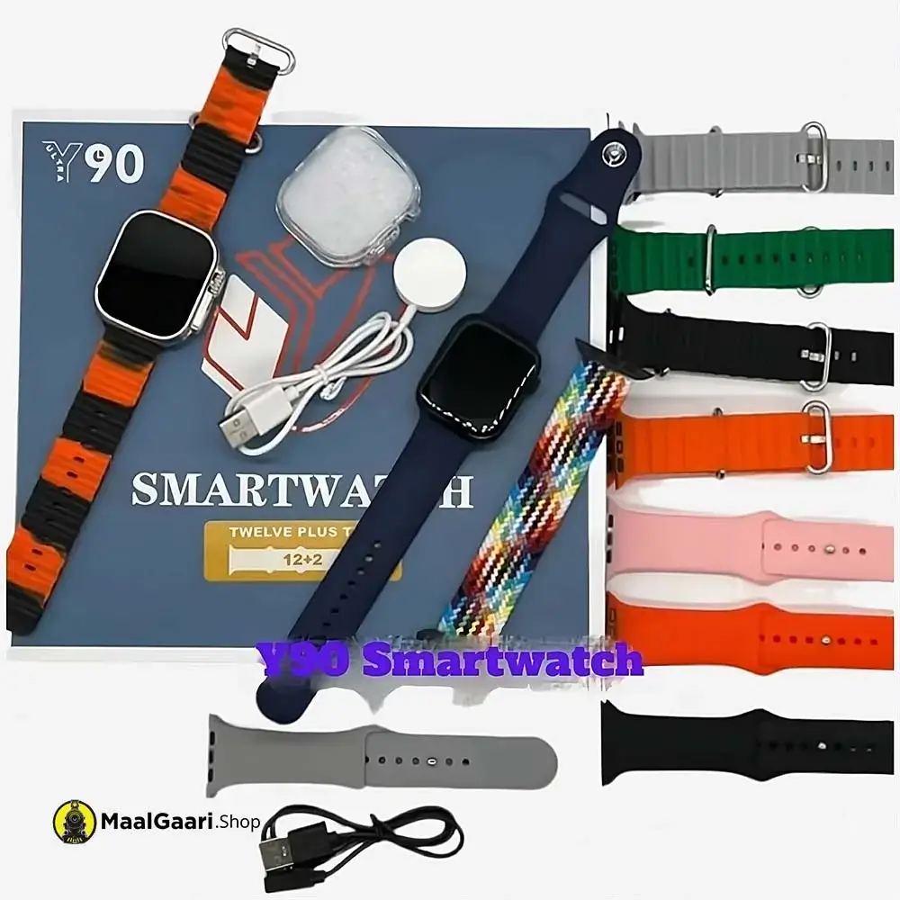 Beautiful Straps Y90 Ultra Smart Watch 12 + 2 - MaalGaari.Shop