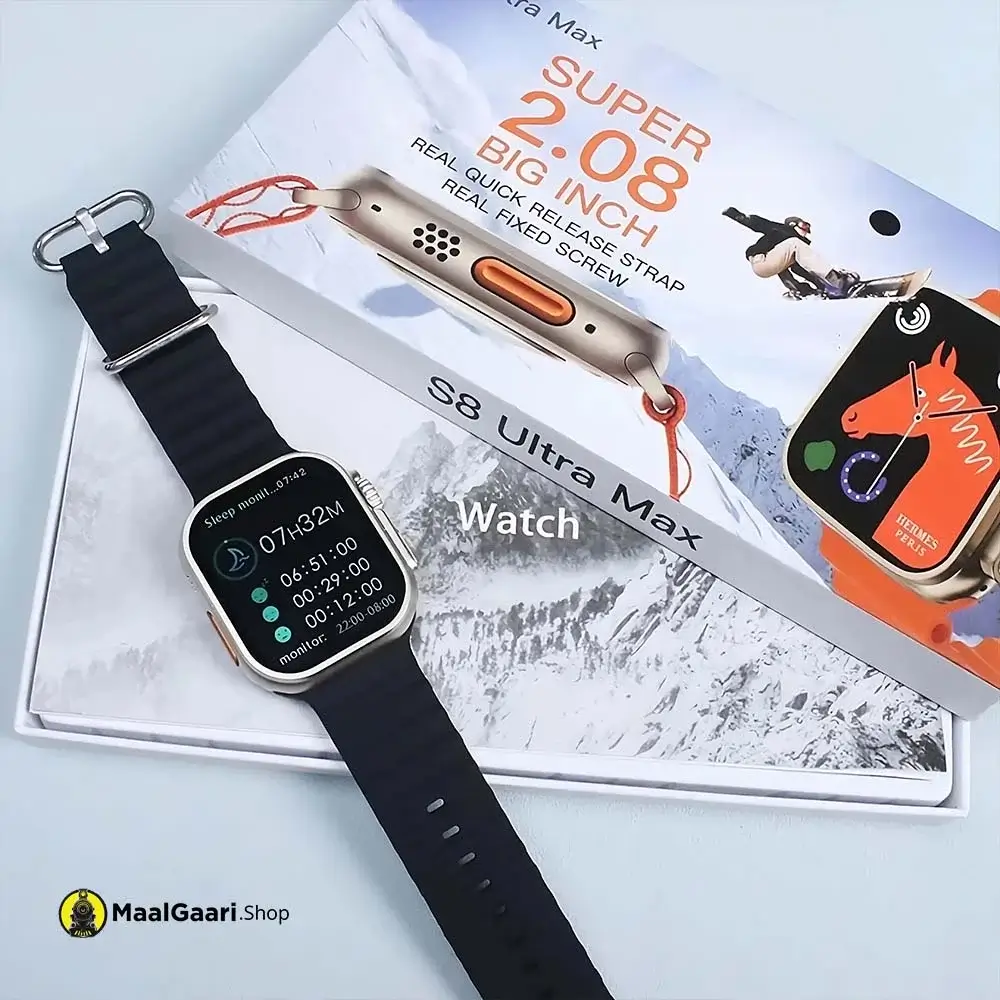 HK8PRO MAX New Ys gagets Present hk8 pro max Smart Watch with blutooth  connectivity and wirless Charger Set of 1… : : Electronics