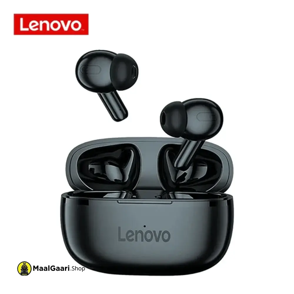 Black Color Lenovo HT05 Wireless Bluetooth Earbuds - MaalGaari.Shop