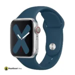 Blue color Silicone Strap For Apple Watch Band - MaalGaari.Shop