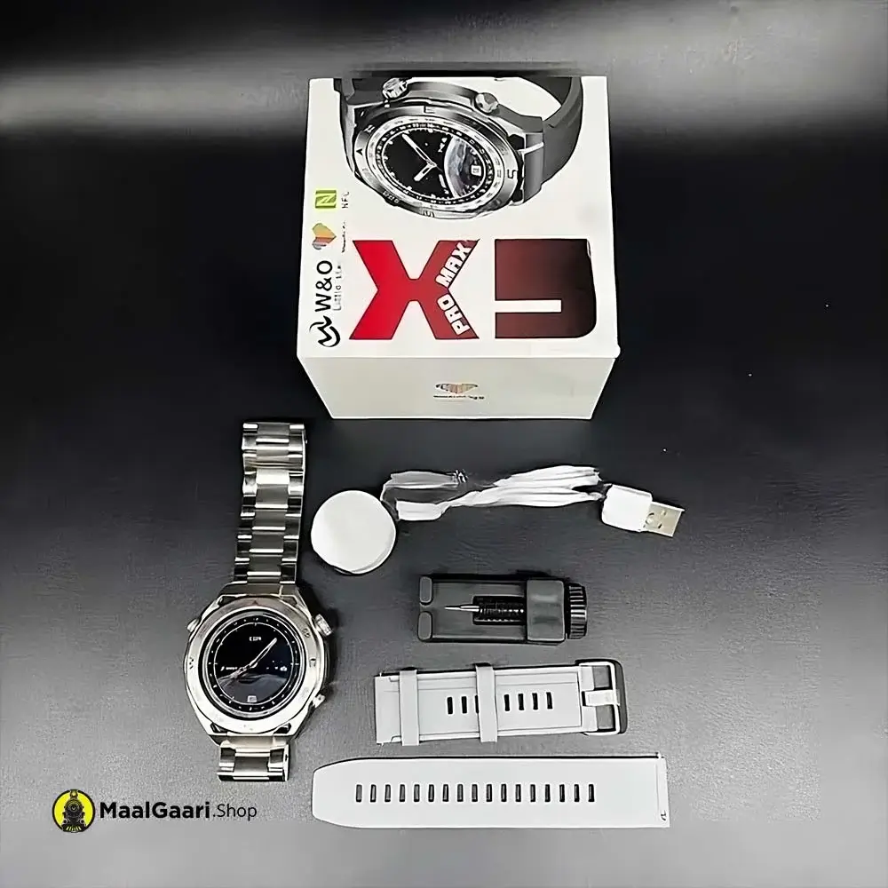 Box Accessories W&O X5 Pro Max Smart Watch - MaalGaari.Shop