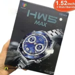 Box HW5 Max Smart Watch Round Dial With 3 Straps - MaalGaari.Shop