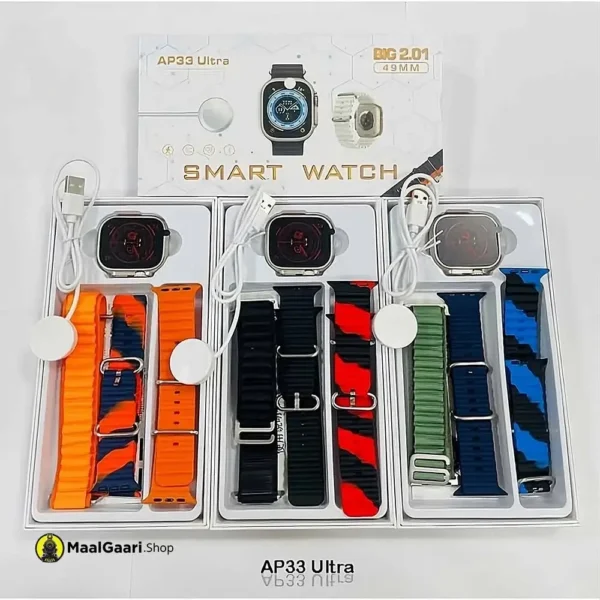 Boxes AP33 Ultra Smart Watch - MaalGaari.Shop