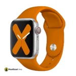 Brown color Silicone Strap For Apple Watch Band - MaalGaari.Shop
