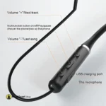 Buttons Control Lenovo XE05 Handsfree Neckband Bluetooth Headset IPx5 Water Resistant Flexible - MaalGaari.Shop