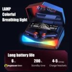Colorful breathing lights Damix M28 TWS Wireless Gaming Earbuds Headphones Touch Control Microphone - MaalGaari.Shop