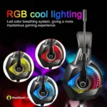 Cool RGB Lightings ONIKUMA K6 Casque PC Gamer Bass Stereo wired Gaming Headphones - MaalGaari.Shop