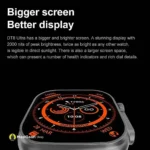 DT 8 Ultra Smart Watch Bigger Screen Display - MaalGaari.Shop