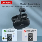 Dual Channel Connectin Lenovo HT05 Wireless Bluetooth Earbuds - MaalGaari.Shop