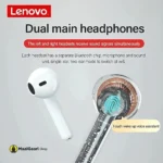 Dual Main Headphones Lenovo XT 89 TWS Wireless Earbuds - MaalGaari.Shop