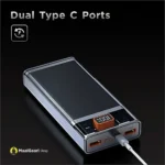 Dual Type C Port King Power KP 28 20000 mAh Power Bank - MaalGaari.Shop