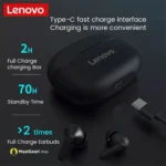 Extended Battery Life Lenovo HT05 Wireless Bluetooth Earbuds - MaalGaari.Shop