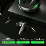 Extended Battery Life Lenovo XT92 Thinkplus Gaming Earbuds - MaalGaari.Shop