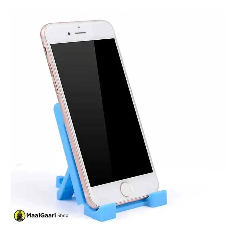 F1 Mini Table Stand for Mobile Phone Blue - MaalGaari.Shop