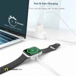 Fast Charging Apple Watch Charger USB Type A - MaalGaari.Shop