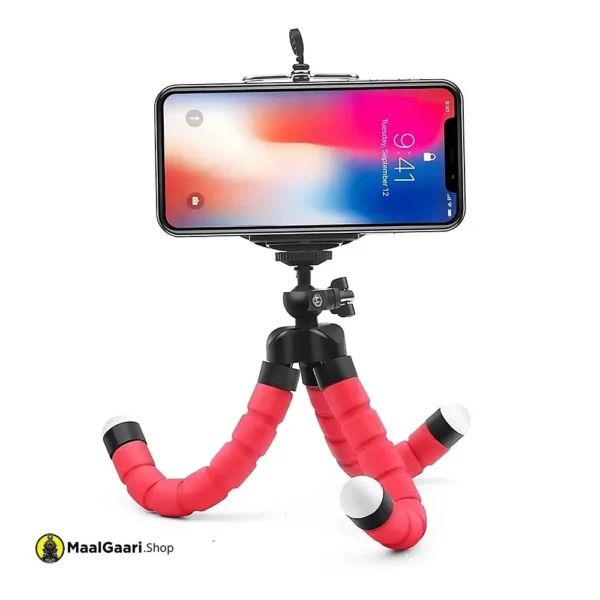 Flexible Legs Tripod For Phone Flexible Sponge Octopus Mini Tripod For IPhone Mini Camera Tripod Phone Holder Clip Stand - MaalGaari.Shop