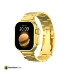 Front View V9 Ultra Max Smart Watch Gold Edition - MaalGaari.Shop