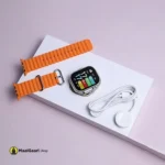 H11 Ultra Smart Watch inside box watch charger and guide - MaalGaari.Shop