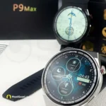 HD Display P9 Max Smart Watch Round Dial 3 Straps - MaalGaari.Shop