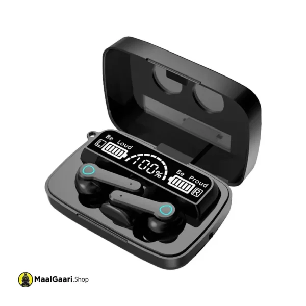 Headphones in the case M19 Wireless earbuds 9D Stereo Waterproof Charging Box transformed - MaalGaari.Shop