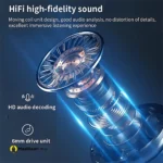 HiFi high fidelity sound speaker driver M19 Wireless earbuds 9D Stereo Waterproof Charging Box transformed - MaalGaari.Shop