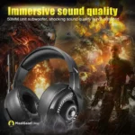 Immersive Sound Quality ONIKUMA K6 Casque PC Gamer Bass Stereo wired Gaming Headphones - MaalGaari.Shop