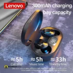 Long Lasting Battery Life Lenovo XT91 Wireless Earbuds - MaalGaari.Shop