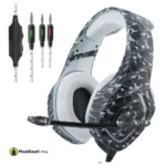 Onikuma K1B Camouflage Elite Stereo Gaming Headset easily connected with all devices - MaalGaari.Shop