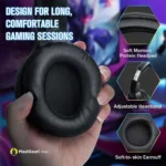 Onikuma X1 Gaming Headset PS4 Surround Sound Headphone Design for Long Comfort - MaalGaari.Shop