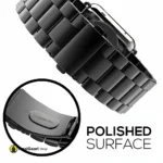 Polished Surface Apple Watch Band 40 42 44 45 49mm Metal iWatch Bands Adjustable Strap - MaalGaari.Shop