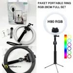 Portable H90 RGB Ring Light Soft LED - MaalGaari.Shop