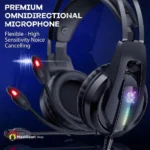 Premium Omnidirectional Mic Onikuma k16 Gaming Headphone RGB Lights for PC and Laptop - MaalGaari.Shop