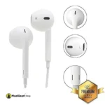 Premium Quality Earbuds GIONEE HANDSFREE 100ORIGNAL White Color 1.5M Cable Length 3.5mm Jack High Quality Bass Comfortable - MaalGaari.Shop