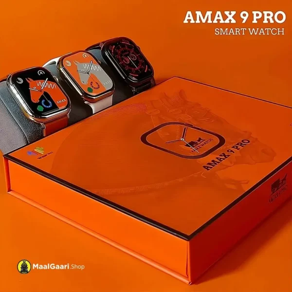 Professional Look Amax 9 Pro Smart Watch - MaalGaari.Shop