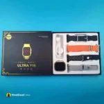 Professional Look Ultra Y16 Smart Watch With 4 Straps - MaalGaari.Shop