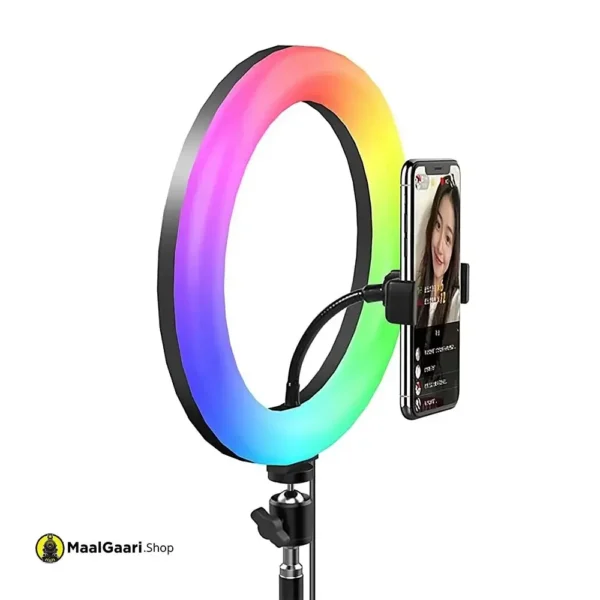 RGB 33 cm Selfie Ring - MaalGaari.Shop