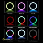 RGB 33 cm Selfie Ring Light All Colours - MaalGaari.Shop