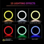 RGB Lightening Effect MJ36 RGB Soft Ring Light - MaalGaari.Shop