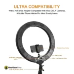 RJJ 36cm Selfie Ring Light Ultra Capability - MaalGaari.Shop